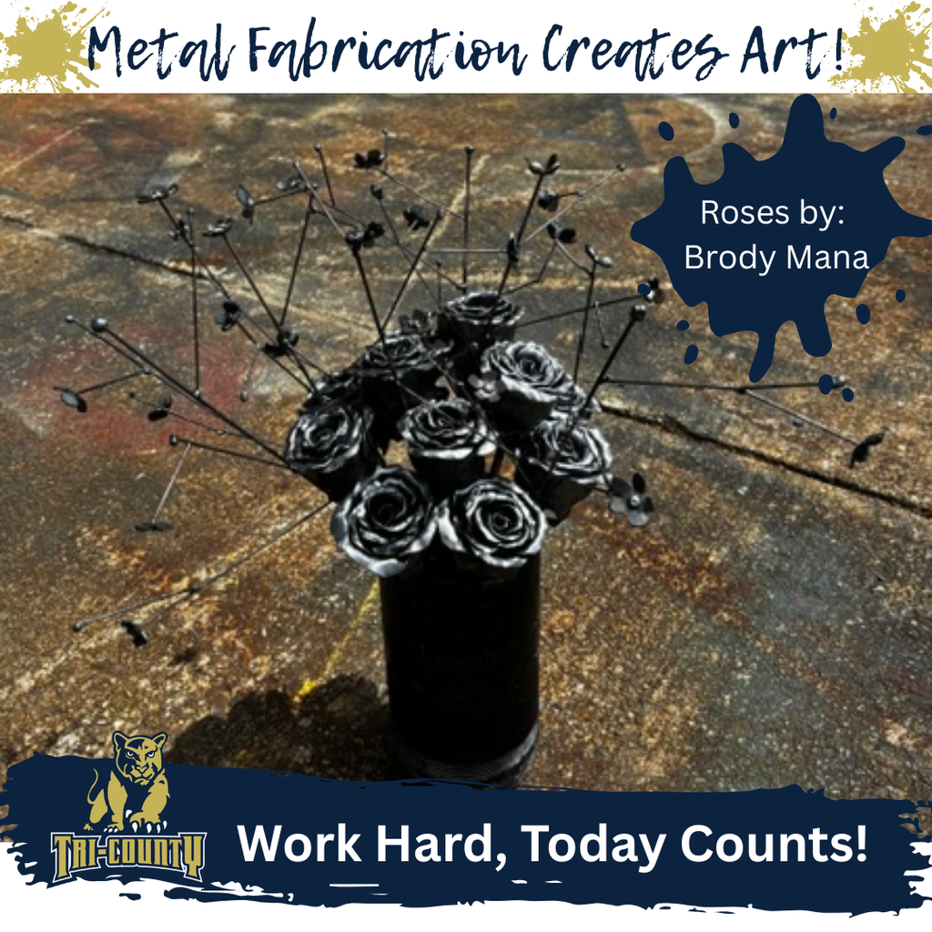 Metal Fabrication creates art