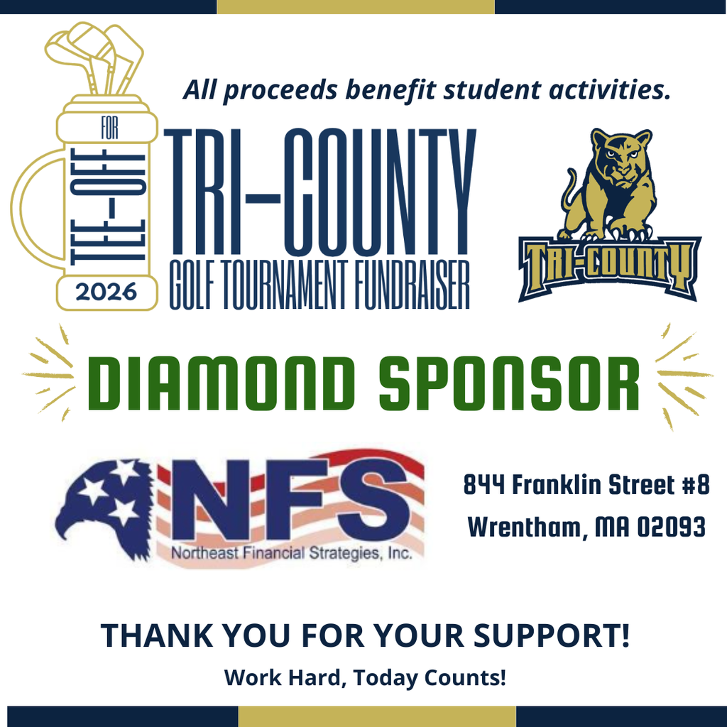 NFS Diamond Sponsor for the Annual Tee-Off for Tri-County Golf Tournament Fundraiser