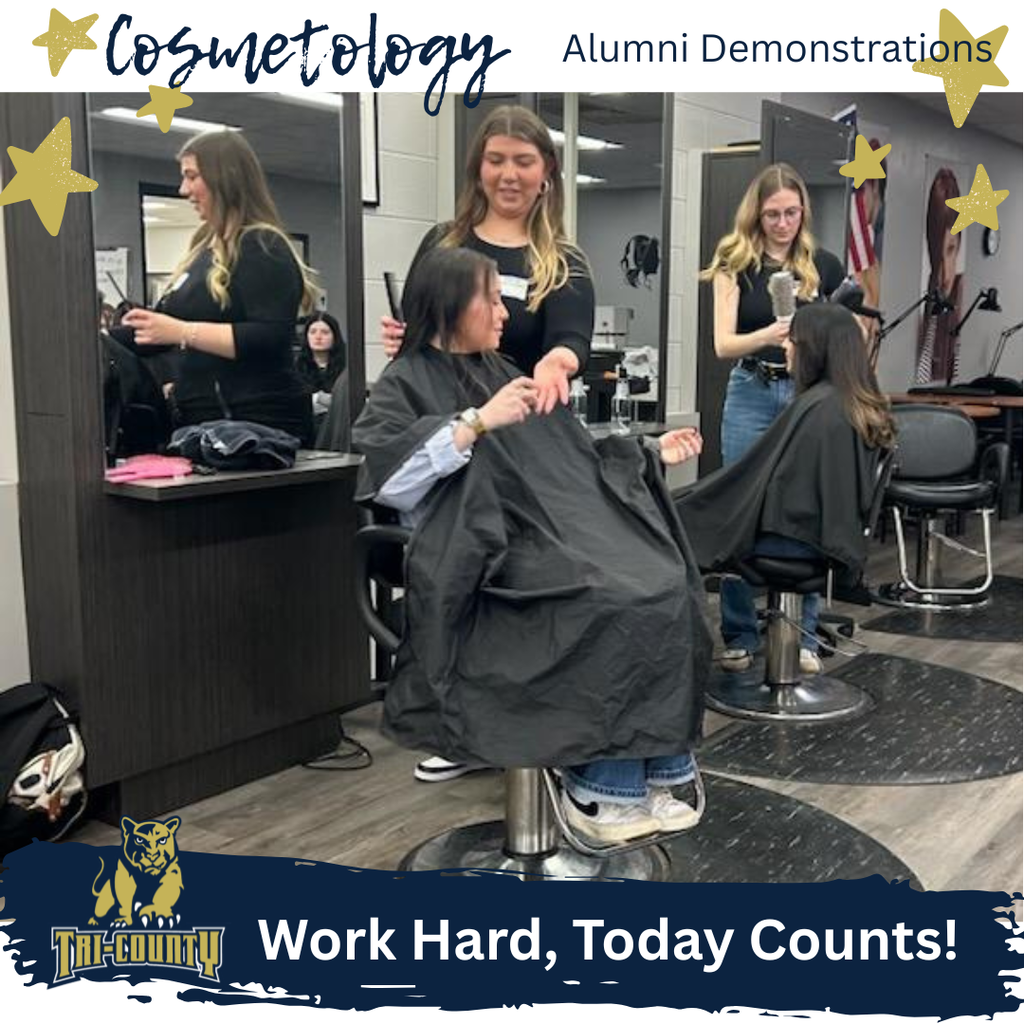 Cosmetology Class of 2024 Alumni Demonstration