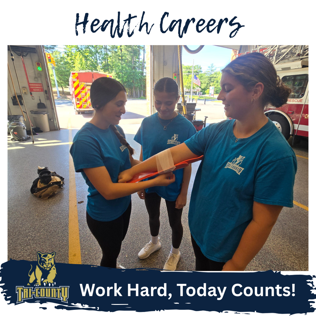 Health Careers Norton Fire Visit