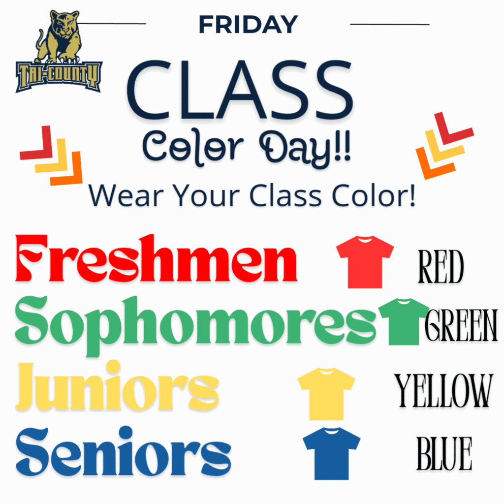 Class Color Day announcement