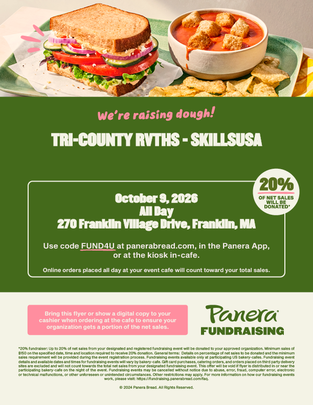 SkillsUSA Panera Bread Fundraiser