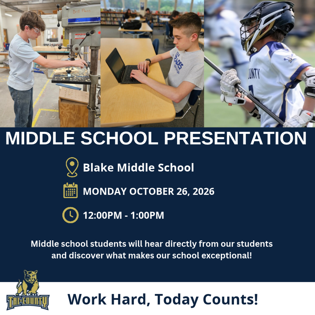 Blake Middle School Presentation graphic