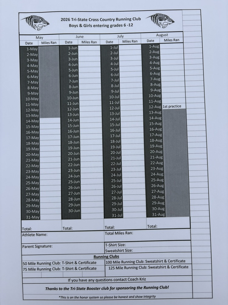 Running Club Details