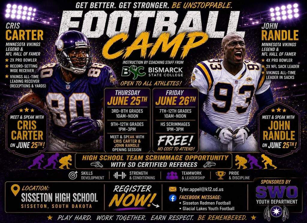 Sisseton FB Camp Info