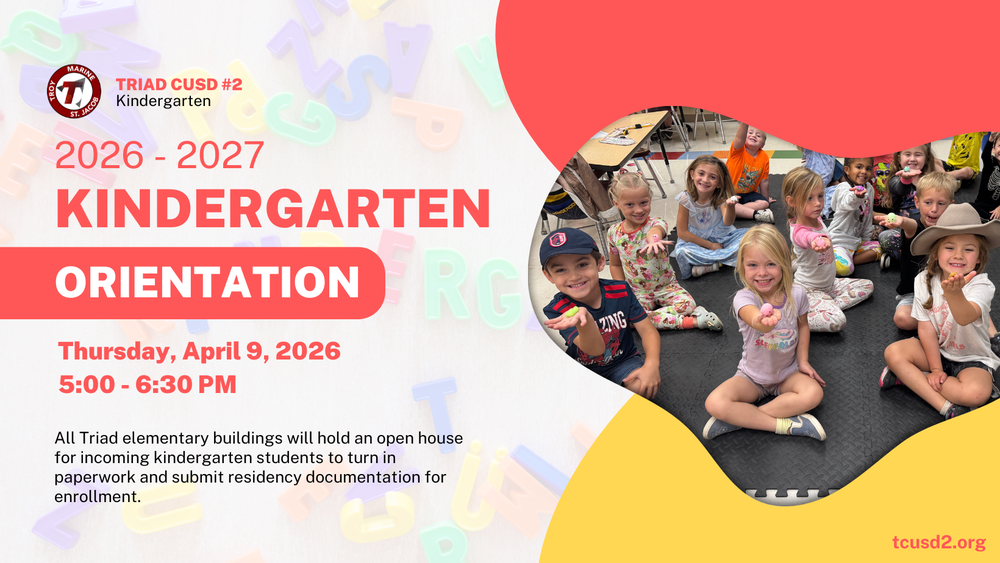 Graphic for 2026-2027 Kindergarten Orientation
