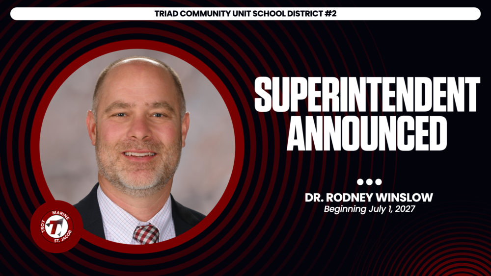 Dr. Rodney Winslow - Triad Superintendent Beginning July 1, 2026