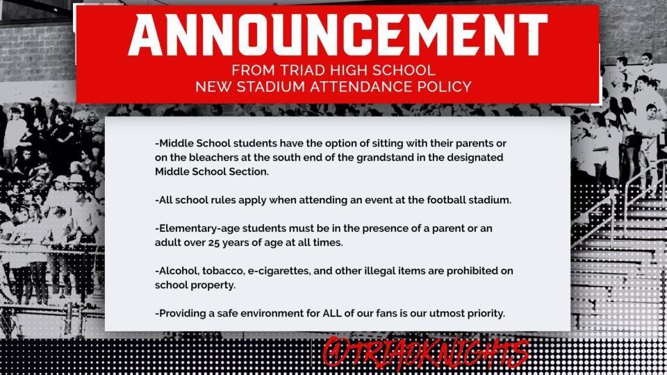 THS Football Game Expectations