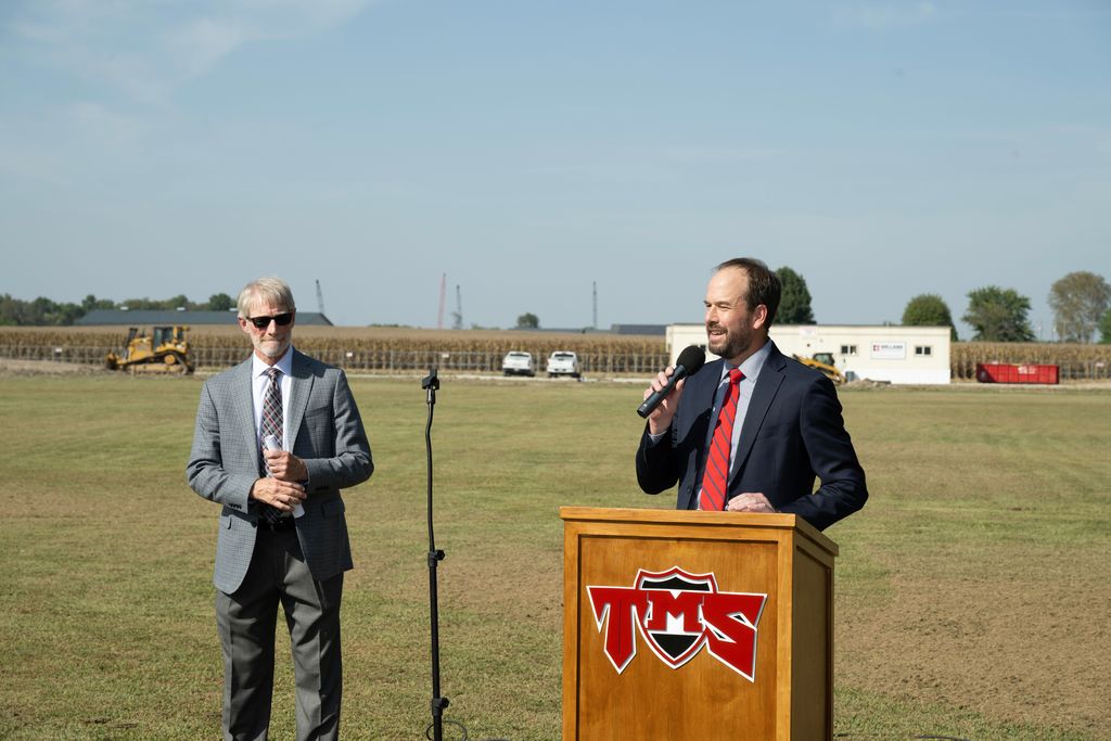 BOE President Jeff Hewitt, Superintendent Jason Henderson