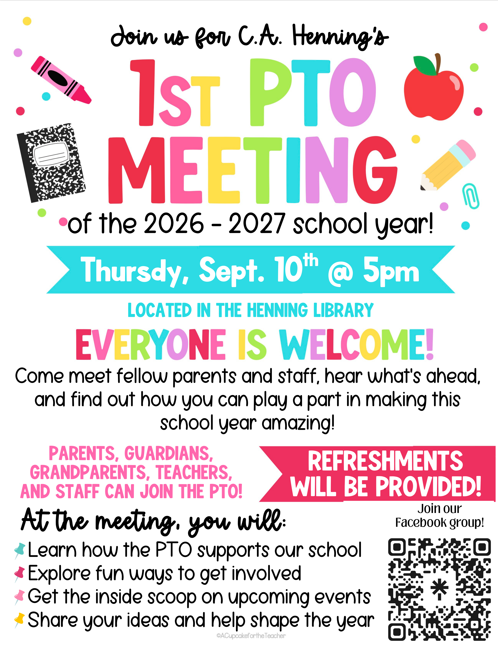 CAH PTO Flyer