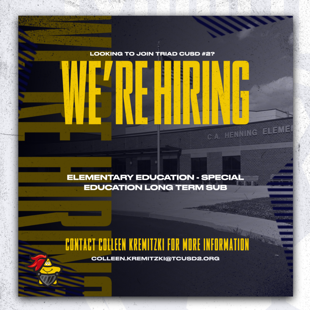 CAH Hiring Special Education Long Term Sub