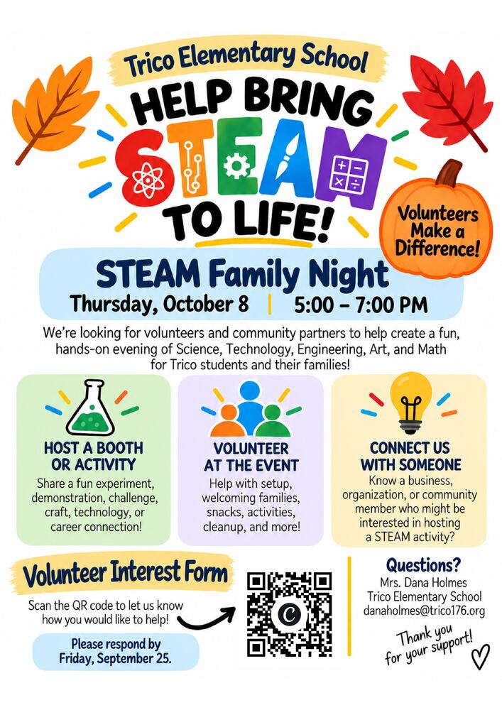 STEAM Night Flyer