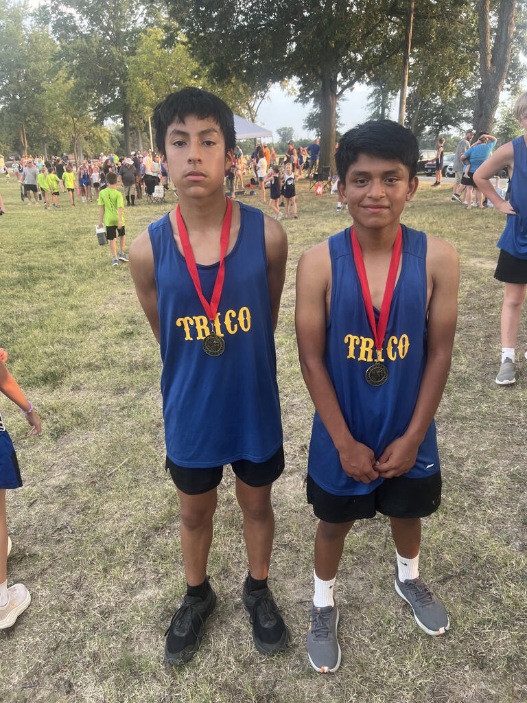 Students with medals