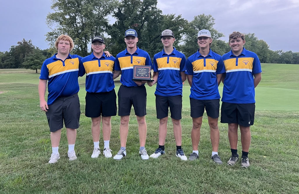 Boys Gold Team with trophy