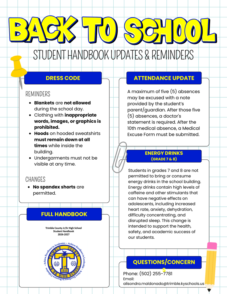 Handbook Update