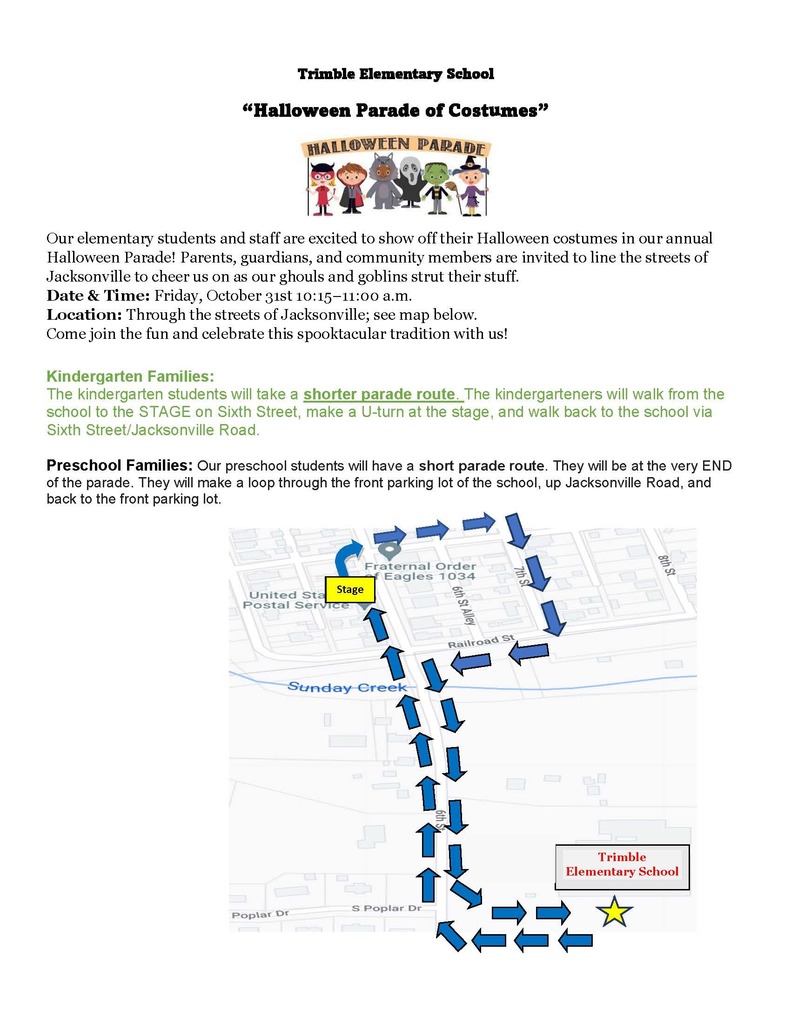 Parade Flyer with Map 2025-26
