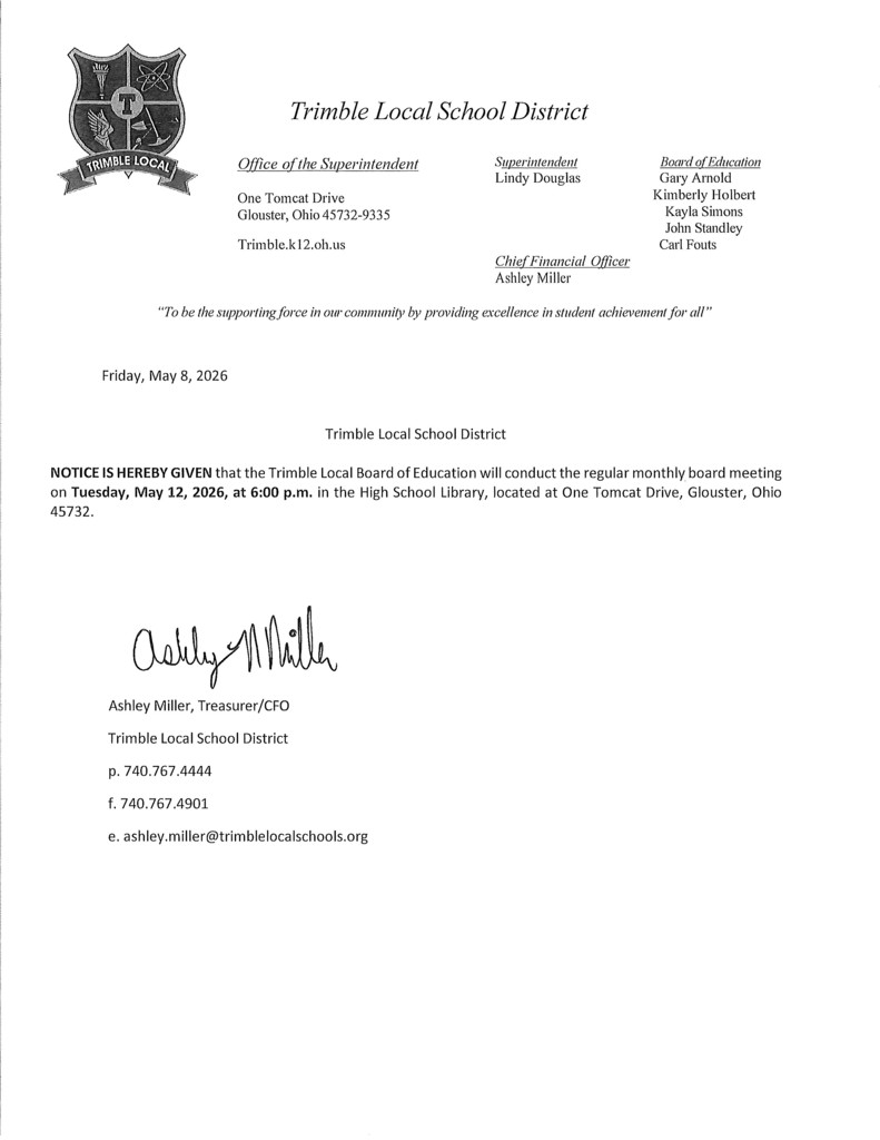 Board Meeting Notice
