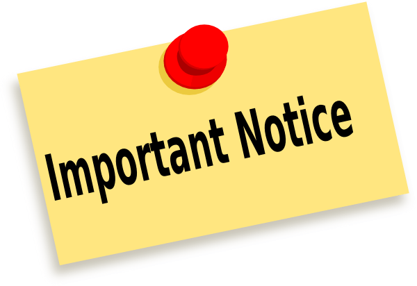 Important Notice
