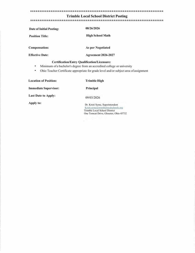 Join our team!