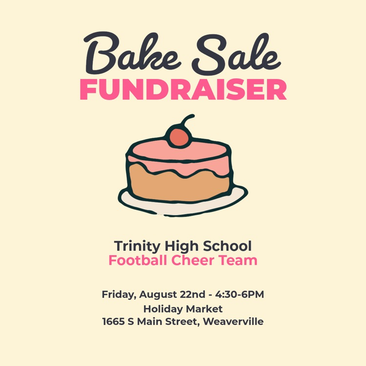 image of bake sale info