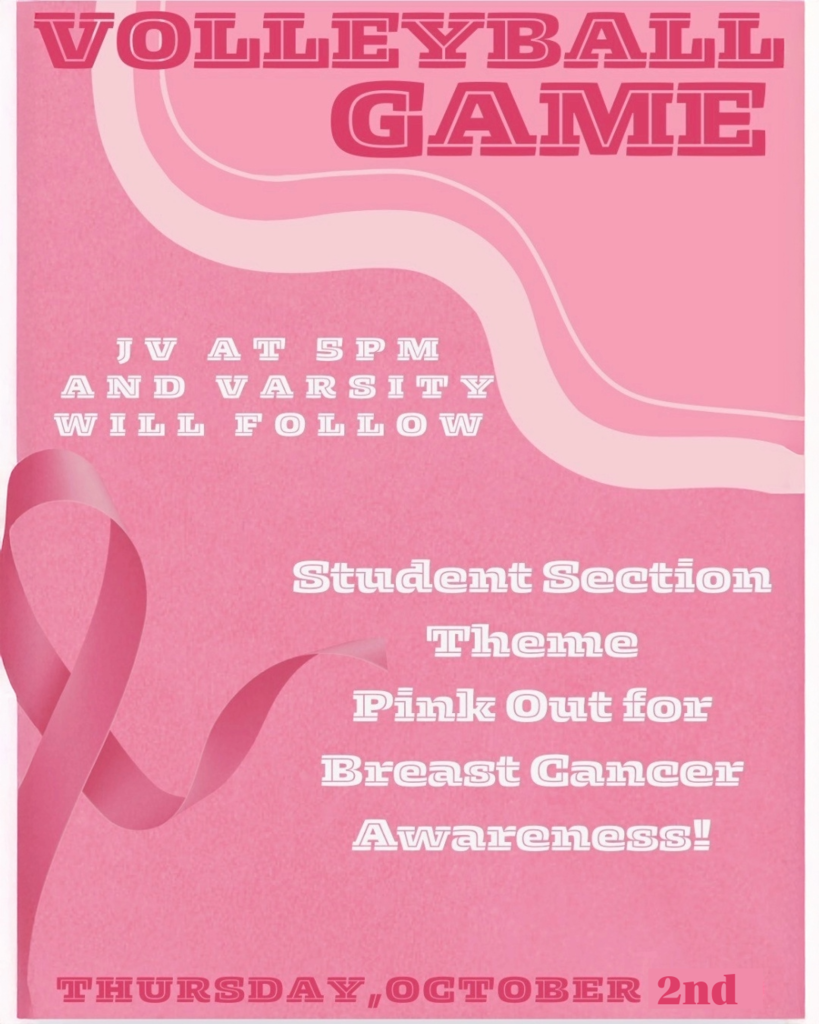 image about volleyball student section theme