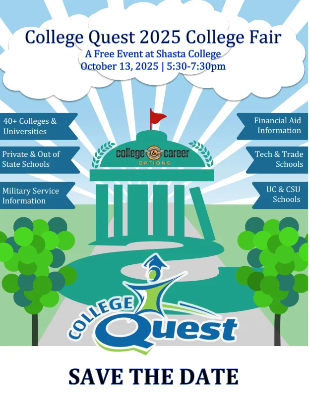 image about college quest at shasta college