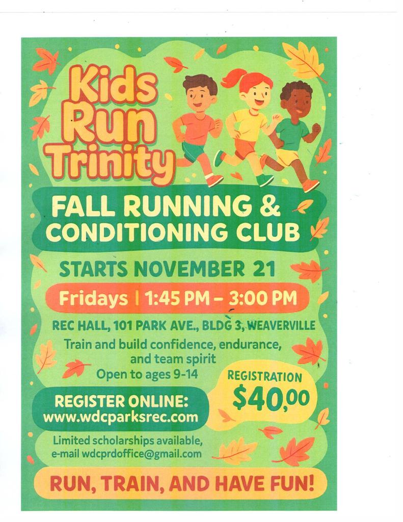 image of run trinity information