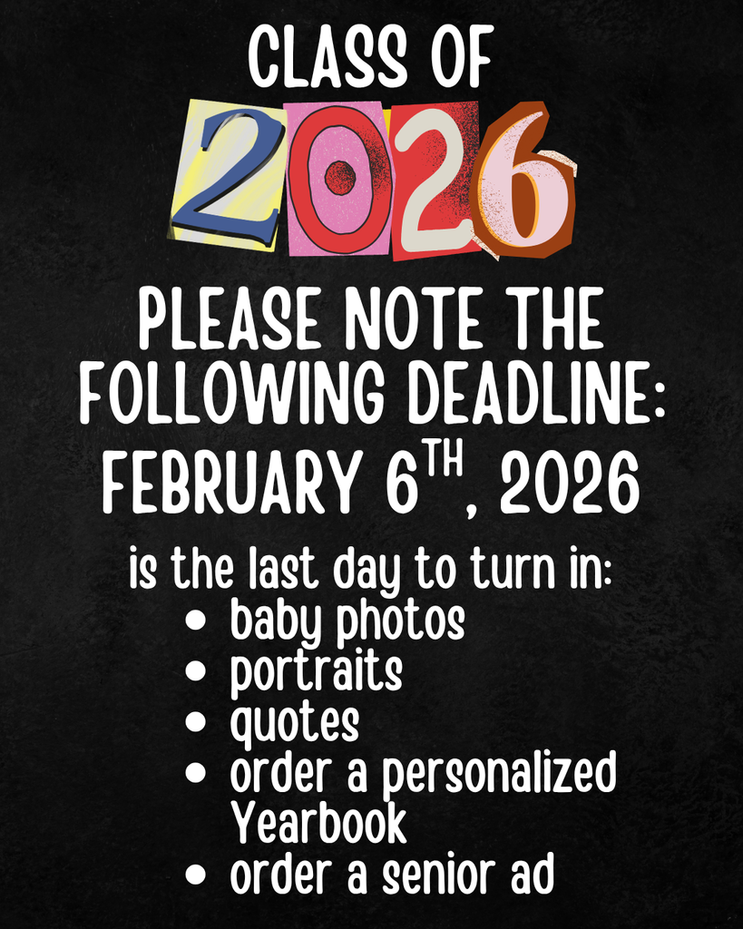 image about yearbook deadlines