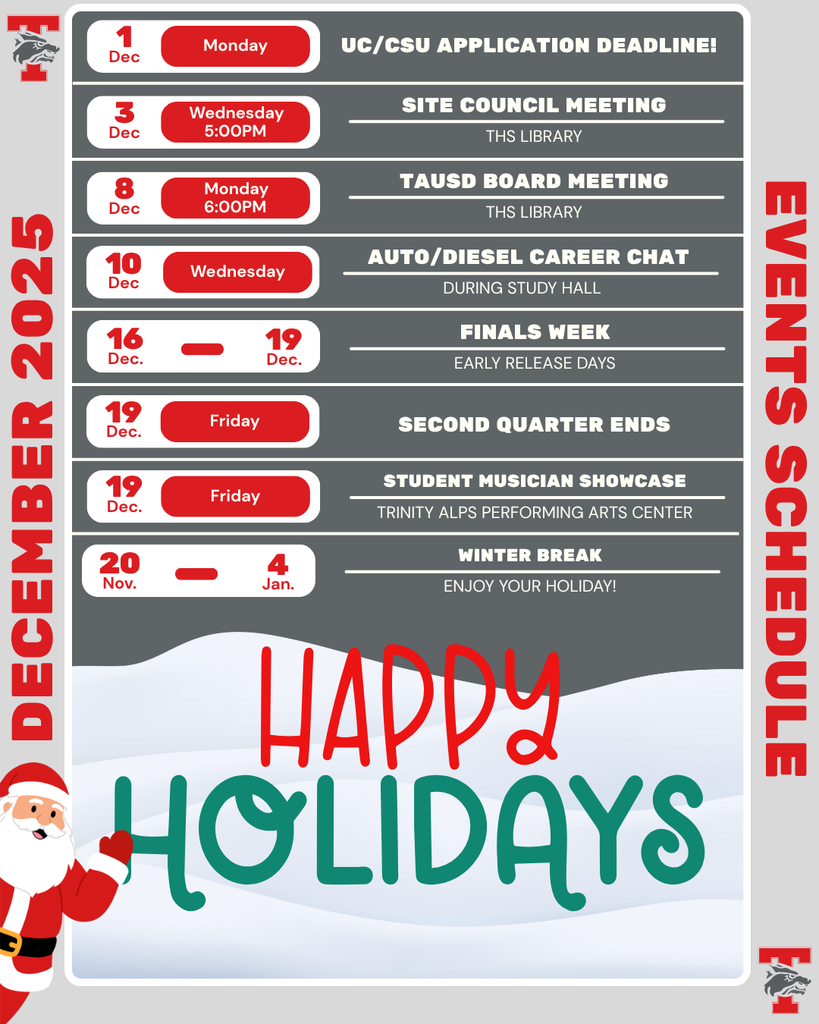 image of december events