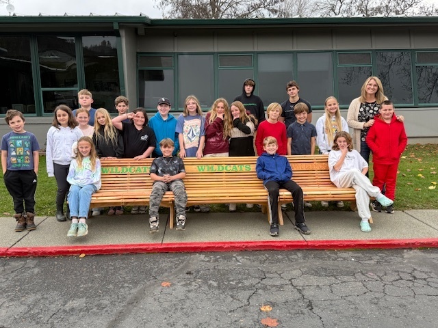 image of bench delivery to WES