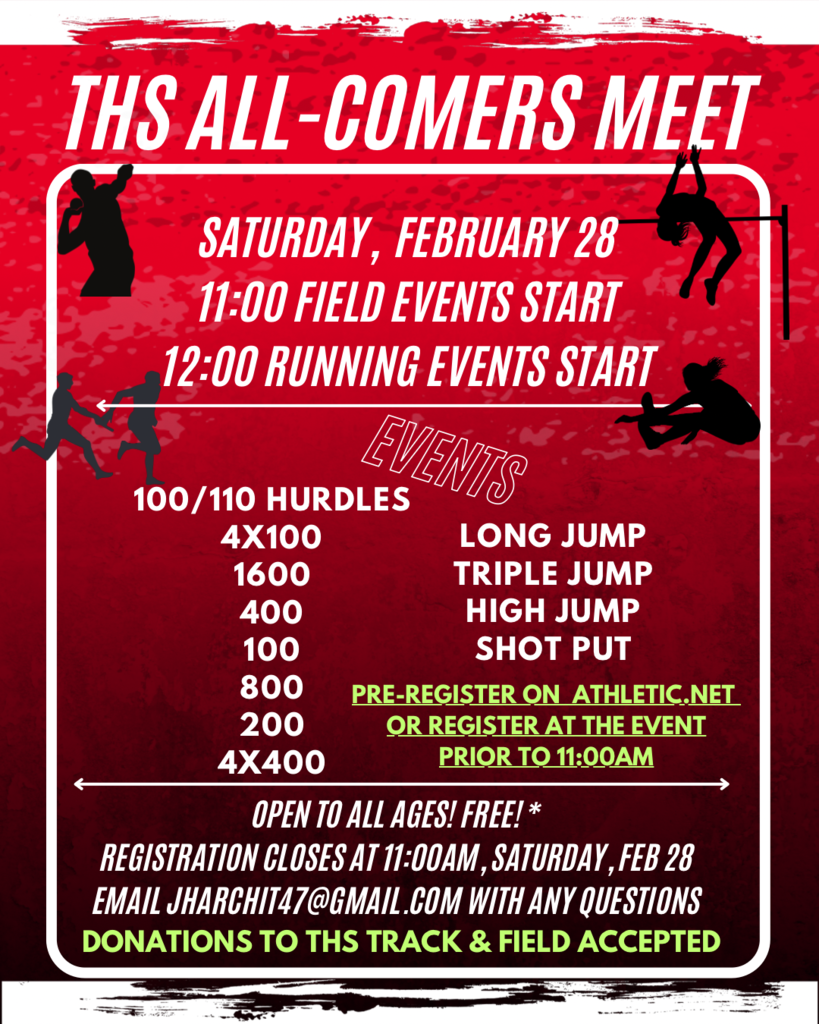 image about track meet on February 28