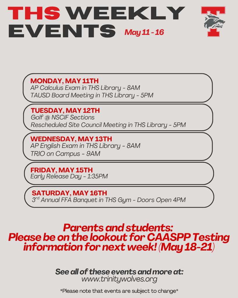 weekly events