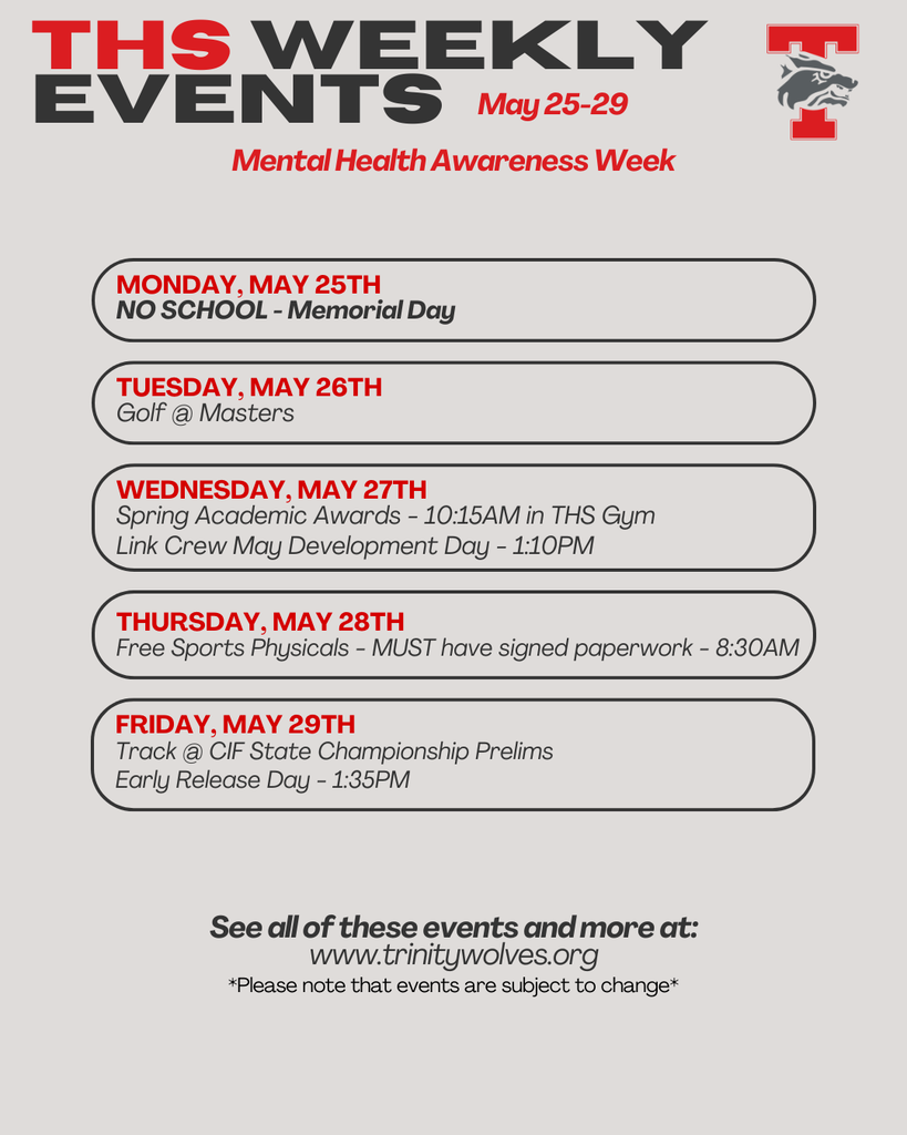 weekly events