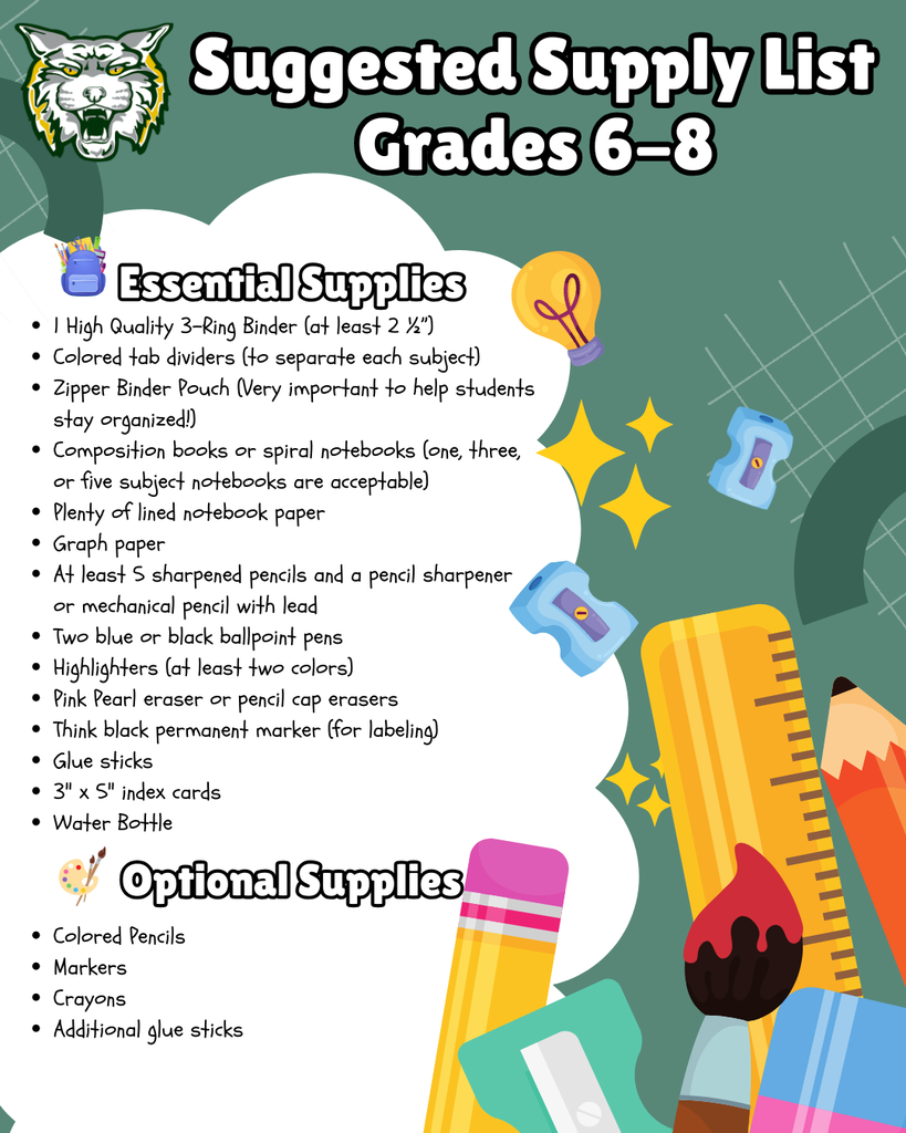 image about school supplies
