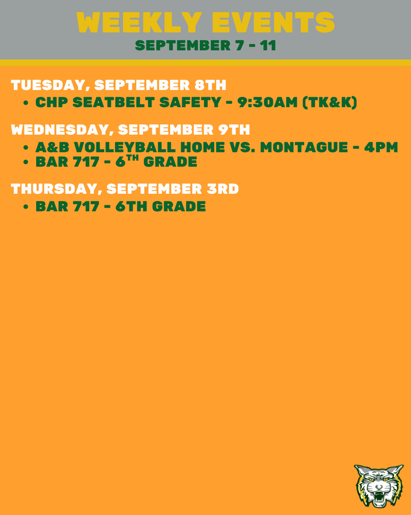 weekly events