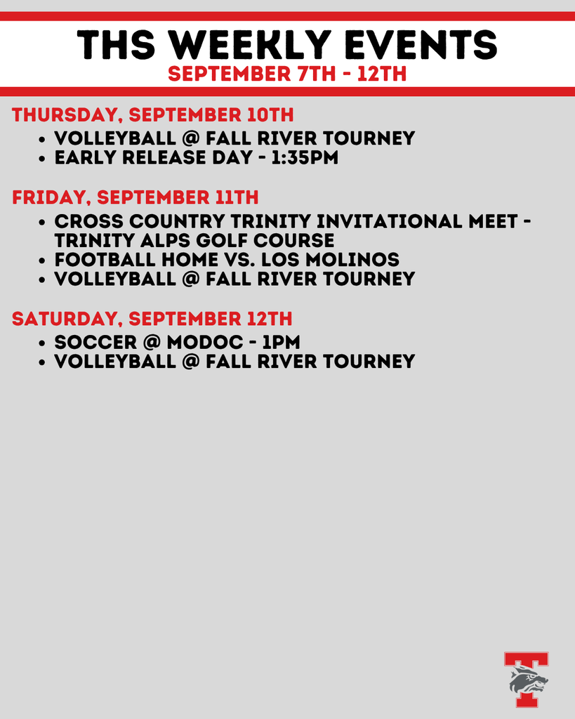 weekly events