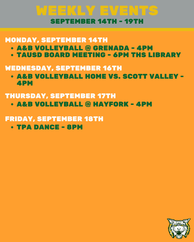 weekly events