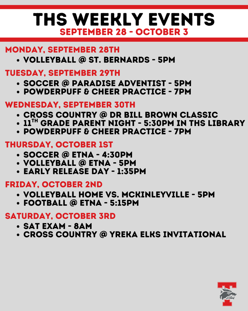 weekly events