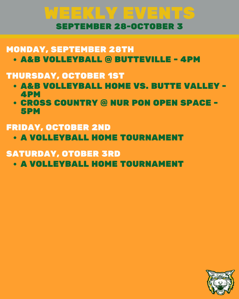 weekly events