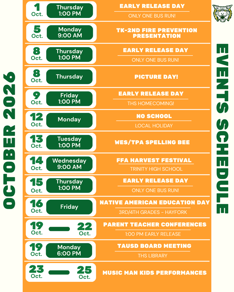 monthly events