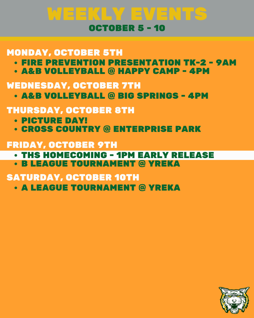 weekly events