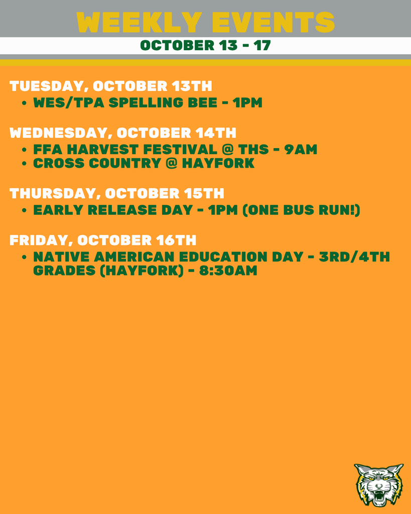 weekly events