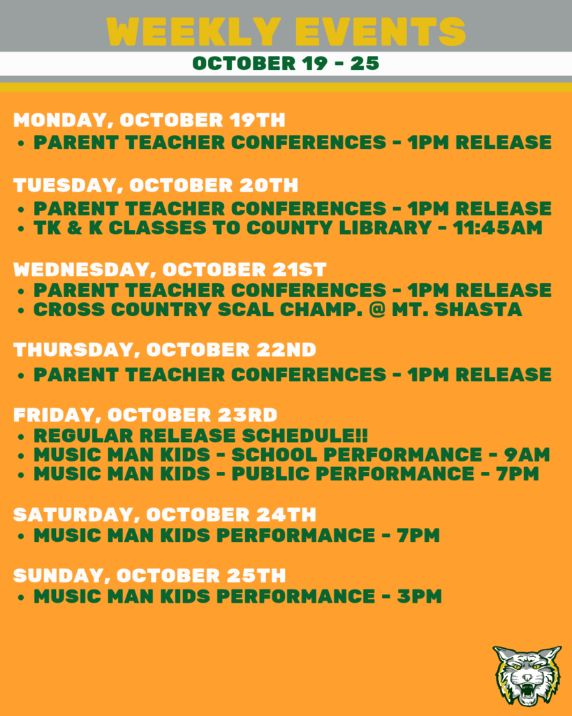 weekly events