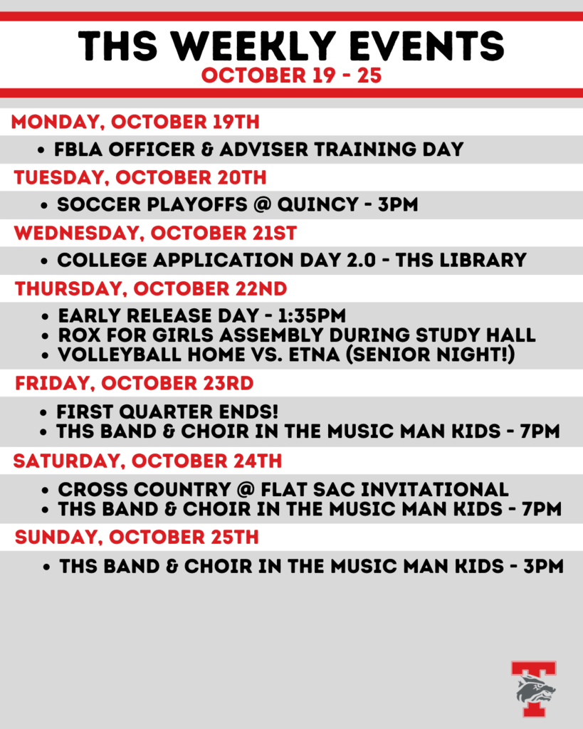 weekly events