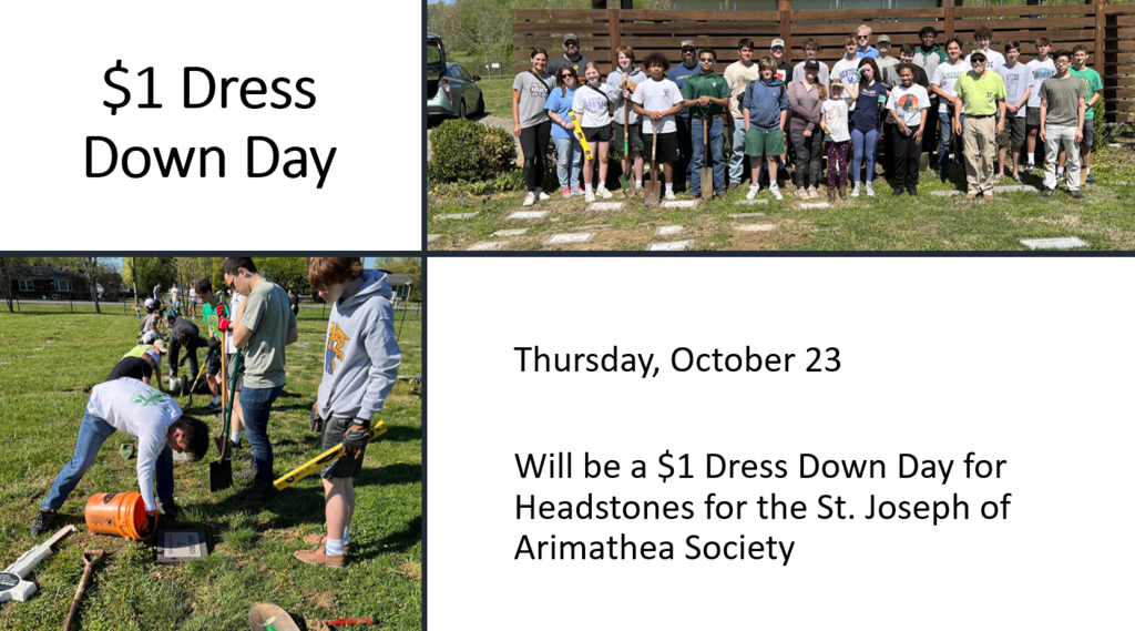 Dress Down Day - October 23
