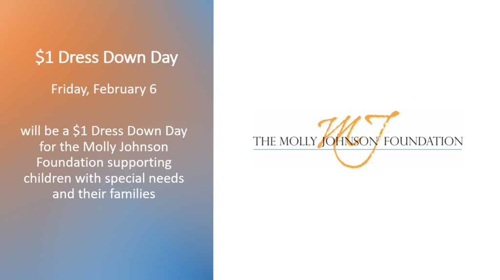 Molly Johnson Dress Down Day