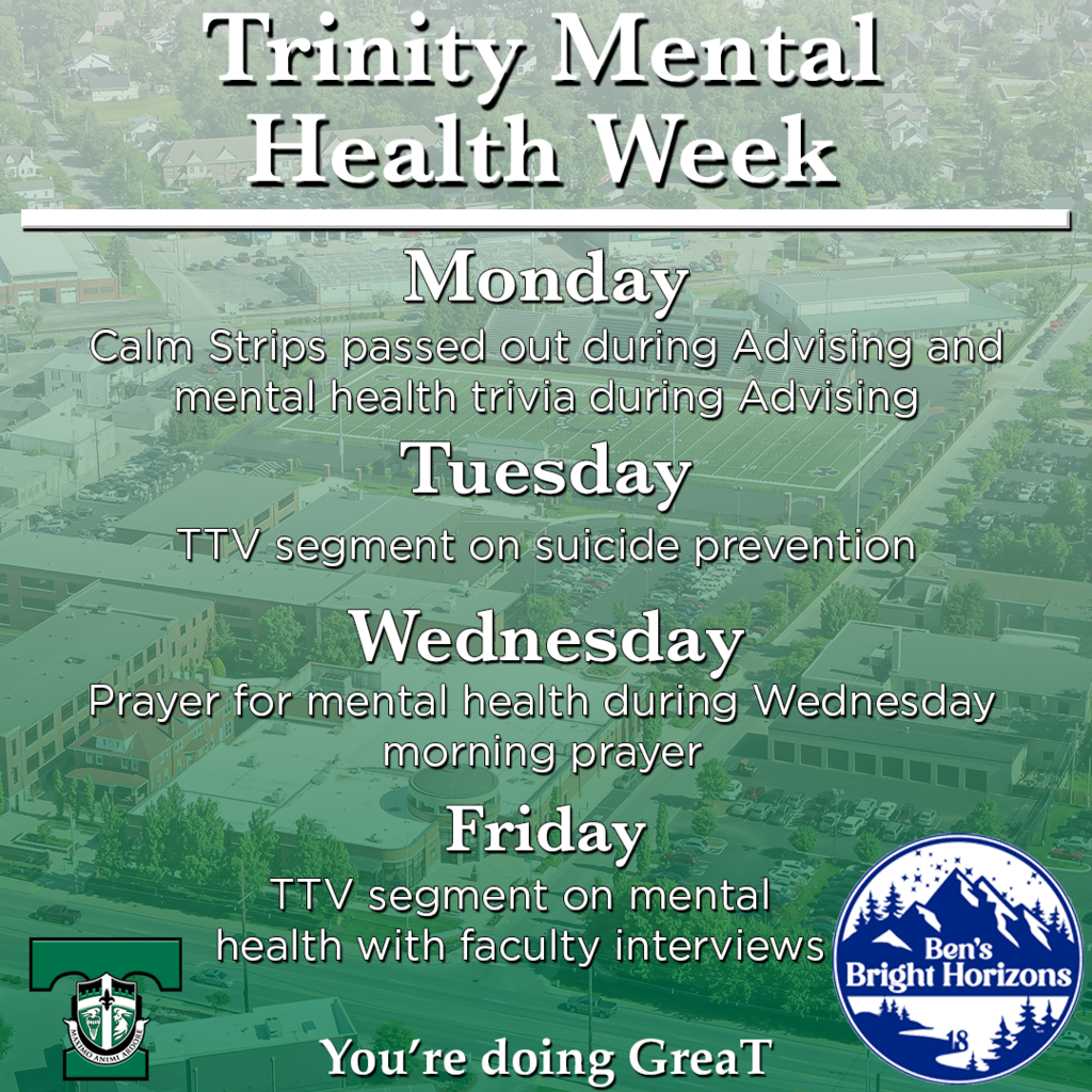 Mental Health Week at Trinity