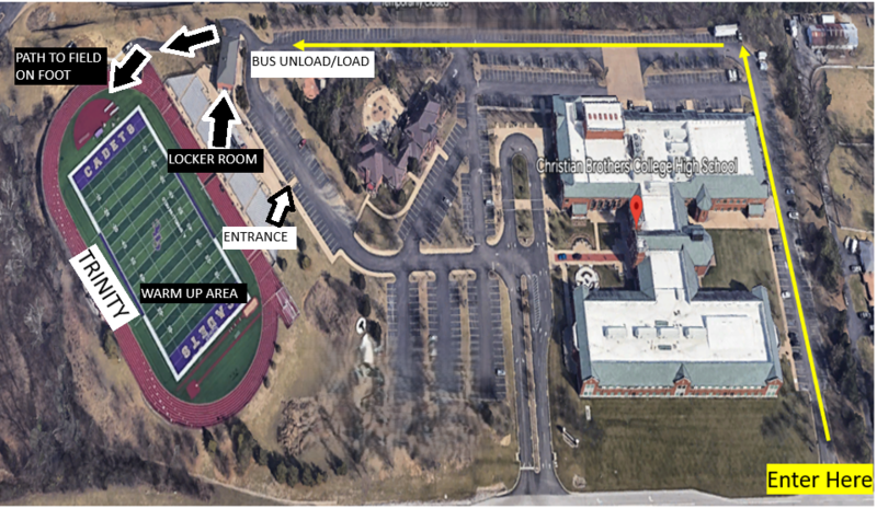 Christian Brothers Parking Map