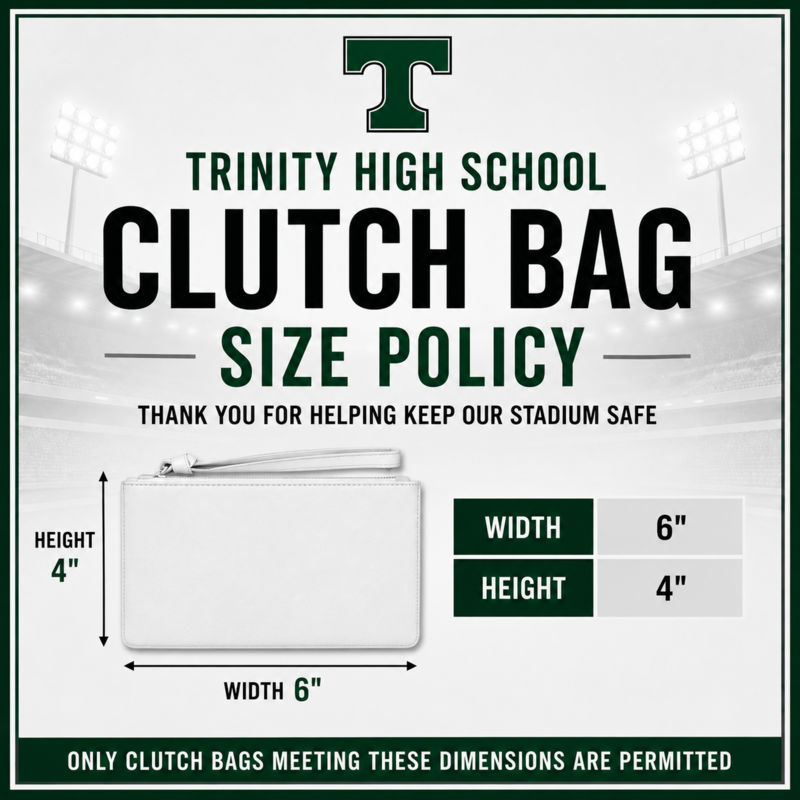 Clutch Bag Size Policy
