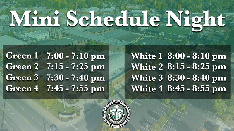 Mini Schedule Night